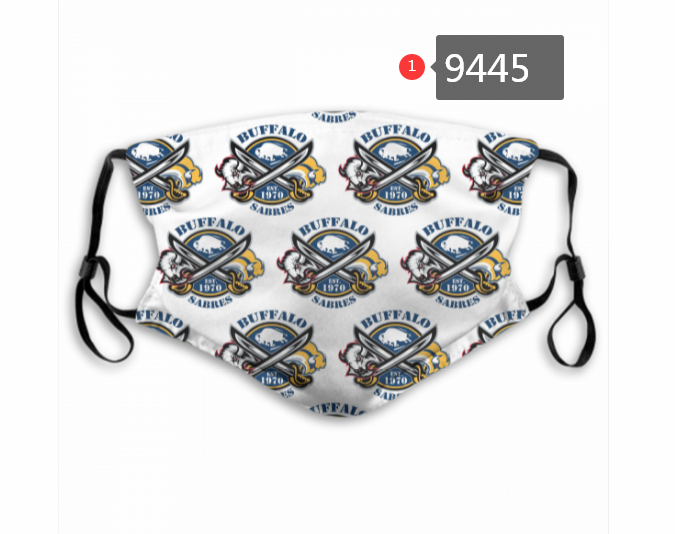 New 2020 NHL Buffalo Sabres  #3 Dust mask with filter->nhl dust mask->Sports Accessory